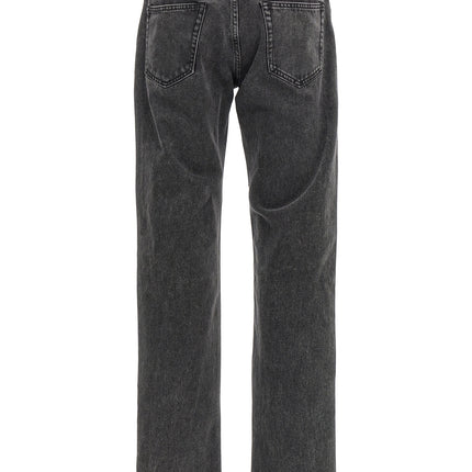 Alexander McQueen Black Cotton Straight-Leg Jeans