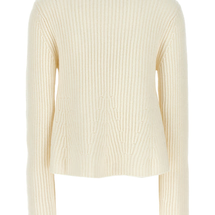 Loulou De Saison White Cashmere Cardigan