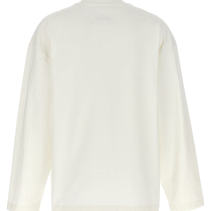 Jil Sander White Cotton Long Sleeve T-Shirt
