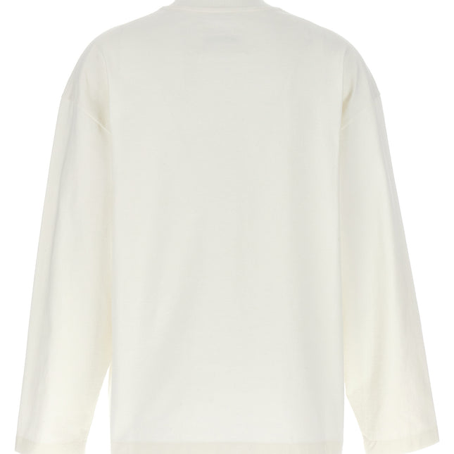 Jil Sander White Cotton Long Sleeve T-Shirt