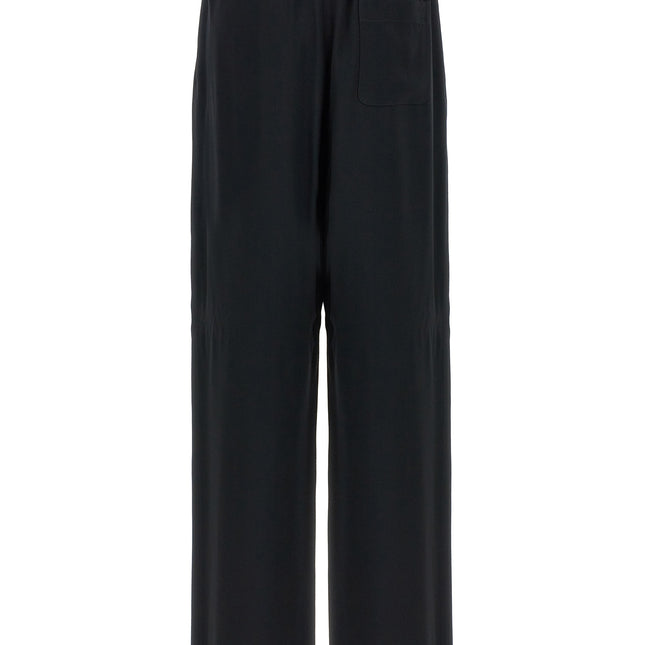 Moschino Black Acetate Casual Pants
