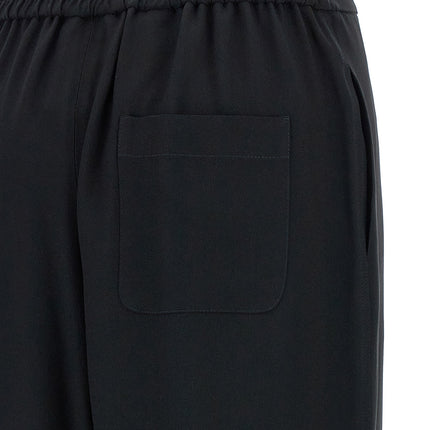 Moschino Black Acetate Casual Pants