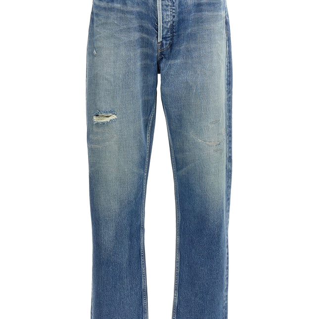 Fear Of God Blue Cotton Straight-Leg Jeans