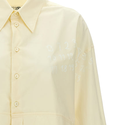 MM6 Maison Margiela White Cotton Blouse