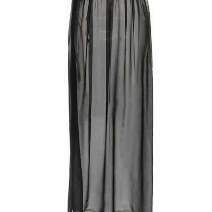 Dolce & Gabbana Black Silk Mini Skirt