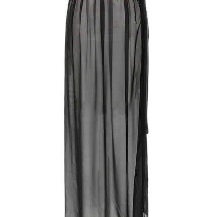 Dolce & Gabbana Black Silk Mini Skirt