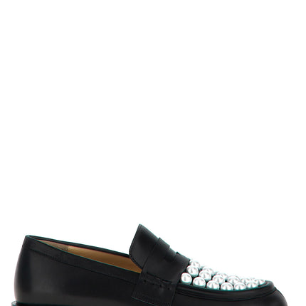 MACH & MACH Bicolor Calfskin Slip-On Loafers