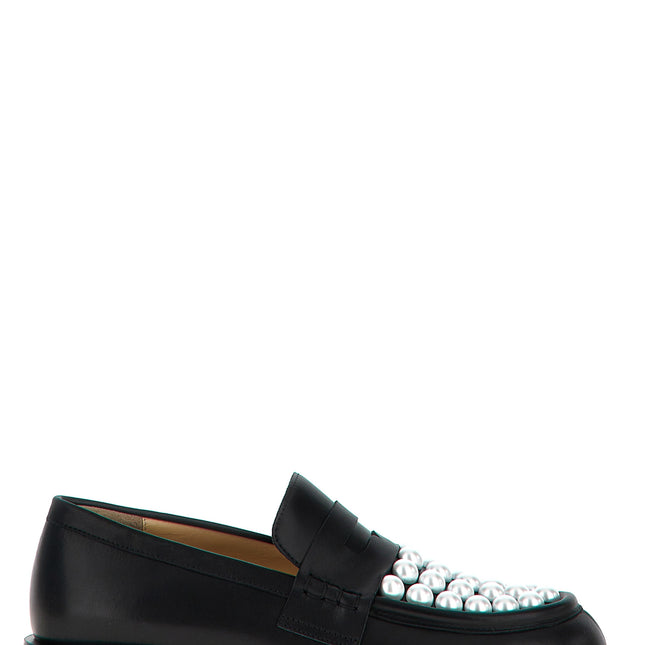 MACH & MACH Bicolor Calfskin Slip-On Loafers