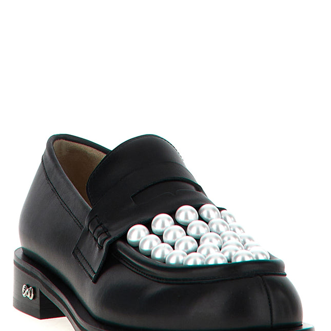 MACH & MACH Bicolor Calfskin Slip-On Loafers