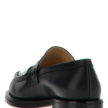 MACH & MACH Bicolor Calfskin Slip-On Loafers