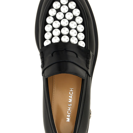 MACH & MACH Bicolor Calfskin Slip-On Loafers