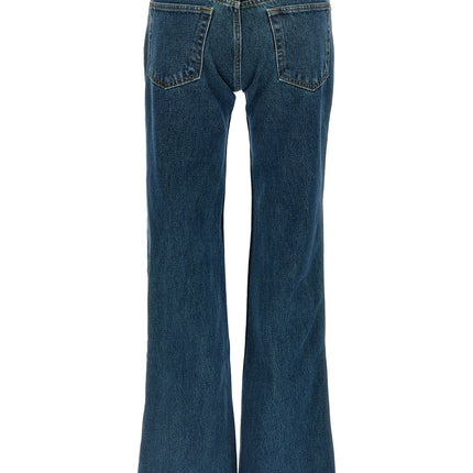 Y/PROJECT Blue Cotton Flared Jeans
