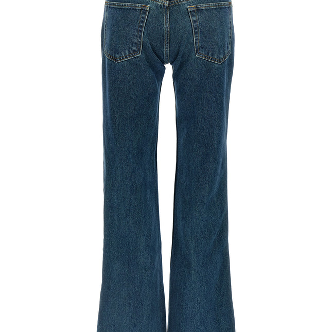 Y/PROJECT Blue Cotton Flared Jeans