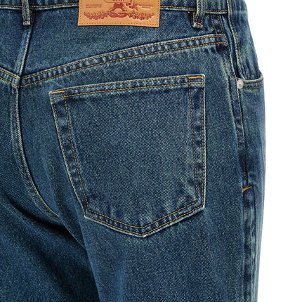 Y/PROJECT Blue Cotton Flared Jeans