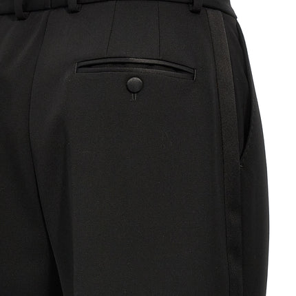 Dolce & Gabbana Black Virgin Wool Tuxedo