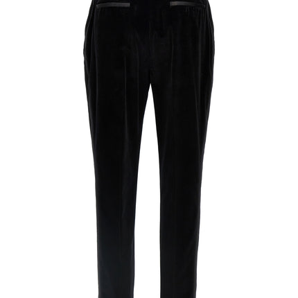 Dolce & Gabbana Black Cotton Dress Pants
