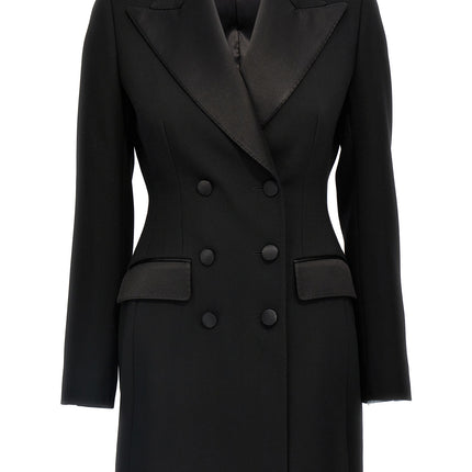Dolce & Gabbana Black Virgin Wool Blazer