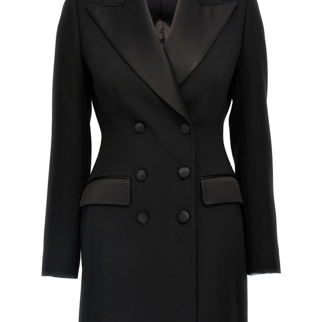 Dolce & Gabbana Black Virgin Wool Blazer