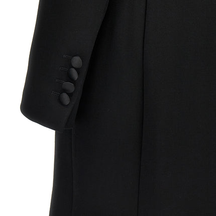 Dolce & Gabbana Black Virgin Wool Blazer
