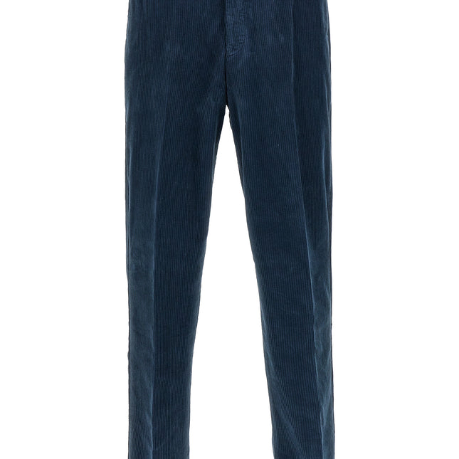 PT Torino Blue Cotton Casual Pants