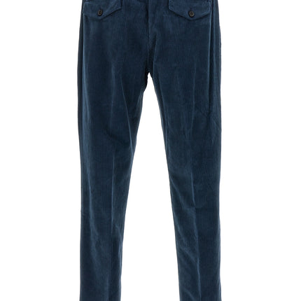 PT Torino Blue Cotton Casual Pants