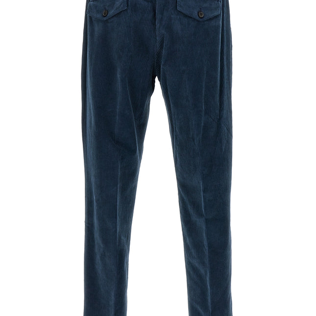PT Torino Blue Cotton Casual Pants