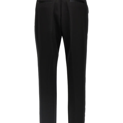 Dolce & Gabbana Black Virgin Wool Tuxedo