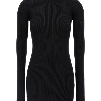 Fendi Black Wool Short Dress