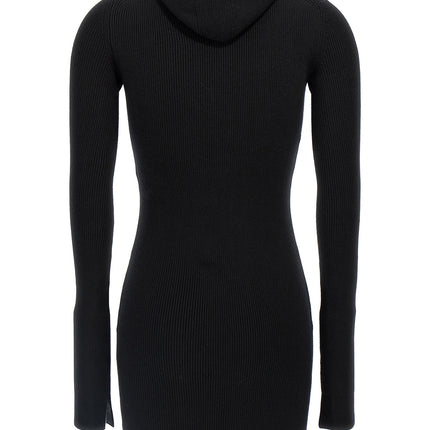 Fendi Black Wool Short Dress
