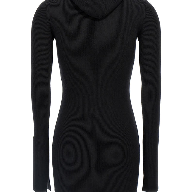 Fendi Black Wool Short Dress