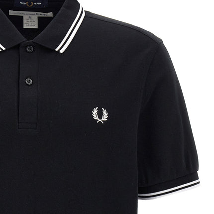Comme Des Garçons Bicolor Cotton Polo Shirt