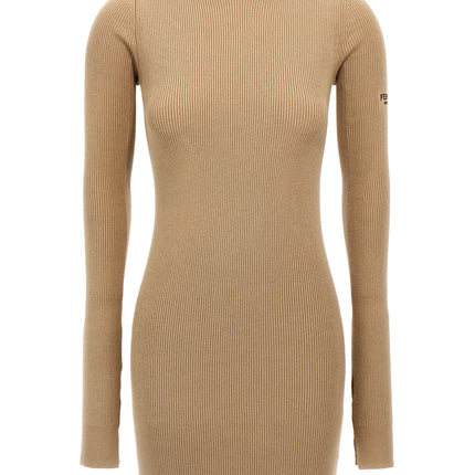 Fendi Beige Wool Short Dress