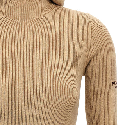 Fendi Beige Wool Short Dress