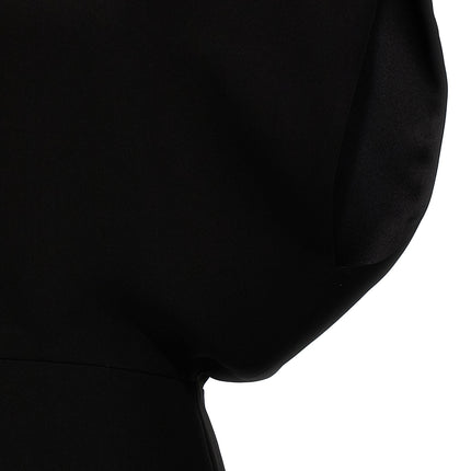 Max Mara Black Triacetate Short Dress