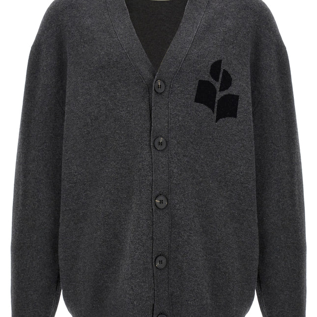 MARANT Gray Cotton Cardigan