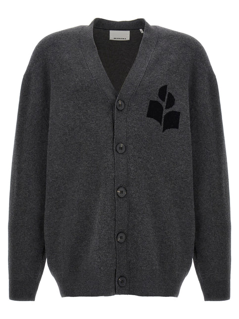 Isabel Marant Gray Cotton Cardigan