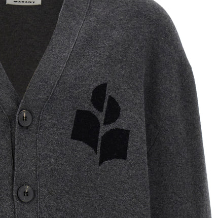 MARANT Gray Cotton Cardigan
