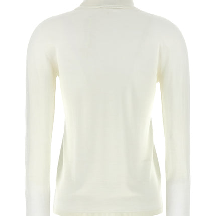 Max Mara White Virgin Wool Cardigan