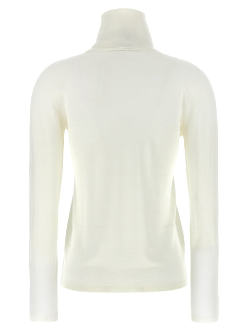 Max Mara White Virgin Wool Cardigan