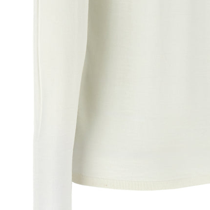Max Mara White Virgin Wool Cardigan