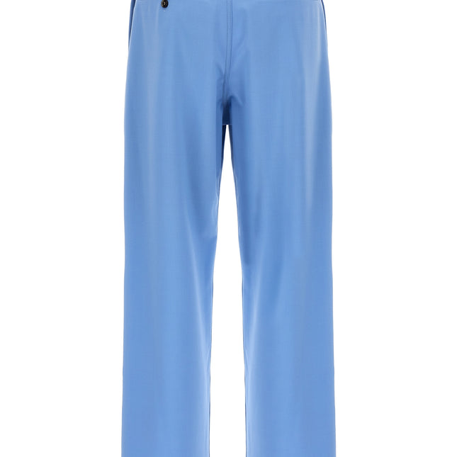 Marni Blue Polyester Casual Pants