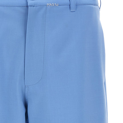 Marni Blue Polyester Casual Pants