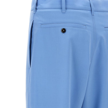 Marni Blue Polyester Casual Pants