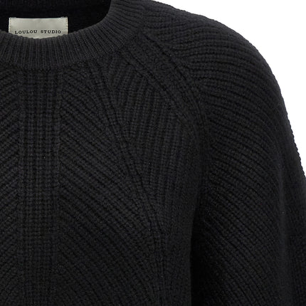 Loulou De Saison Black Cashmere Cardigan