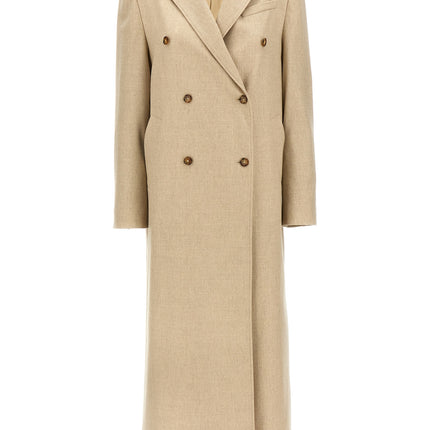 Loulou De Saison Beige Virgin Wool Coat