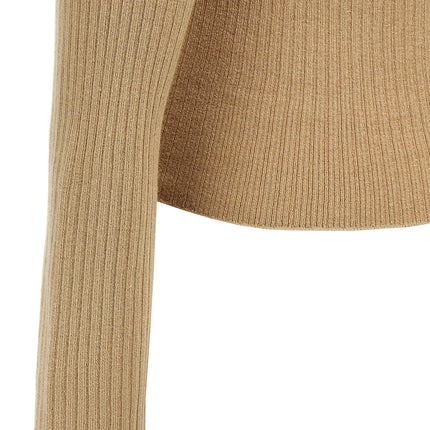 Max Mara Beige Silk Cardigan