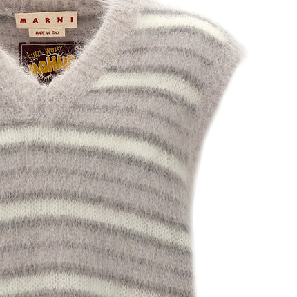 Marni Gray Mohair Sweatshirt
