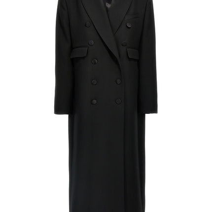 Dolce & Gabbana Black Virgin Wool Coat