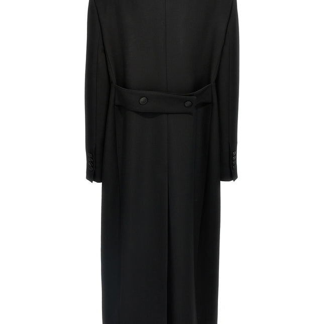 Dolce & Gabbana Black Virgin Wool Coat