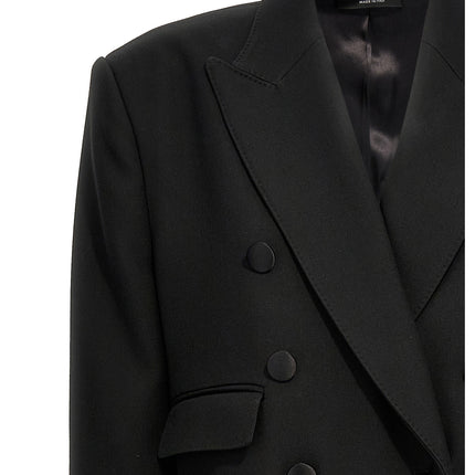 Dolce & Gabbana Black Virgin Wool Coat